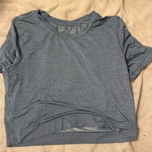 lululemon blue athletic shirt